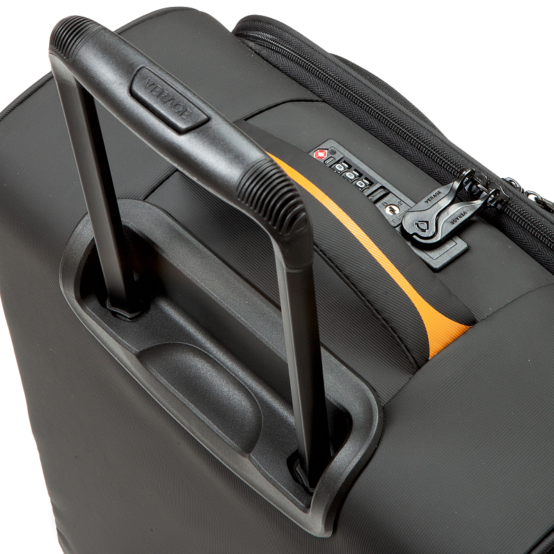 GM20077W18.5 black Чемодан-тележка (Verage) (черный/37*55*20/полиэстер 100*150D/S/Verage)