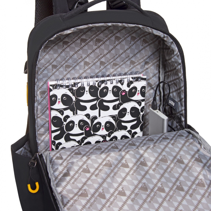 M-4-1 ACROSS Молодежный рюкзак (Черный/31*45*12/полиэстер/0,7 кг/Across)