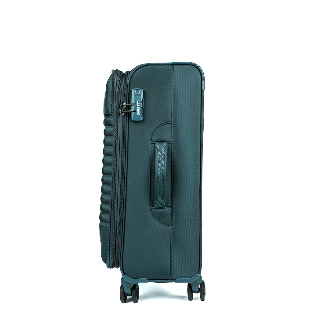 TRM2311-24-11 FABRETTI Чемодан 4-х колесный 100% полиэстер (Зелёный/44*68*27/полиэстер/M/FABRETTI)