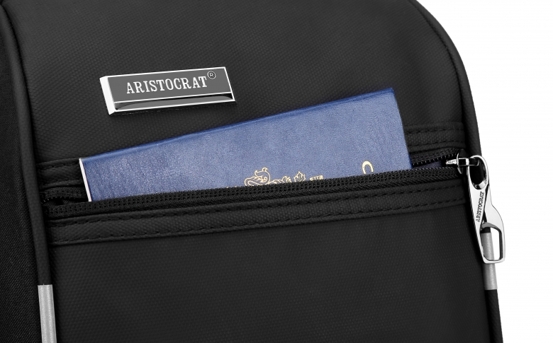 1203 (BLACK) Рюкзак на одной лямке ARISTOCRAT (черный/20*30*10/полиэстер/0,45 кг/4 литра/ARISTOCRAT )