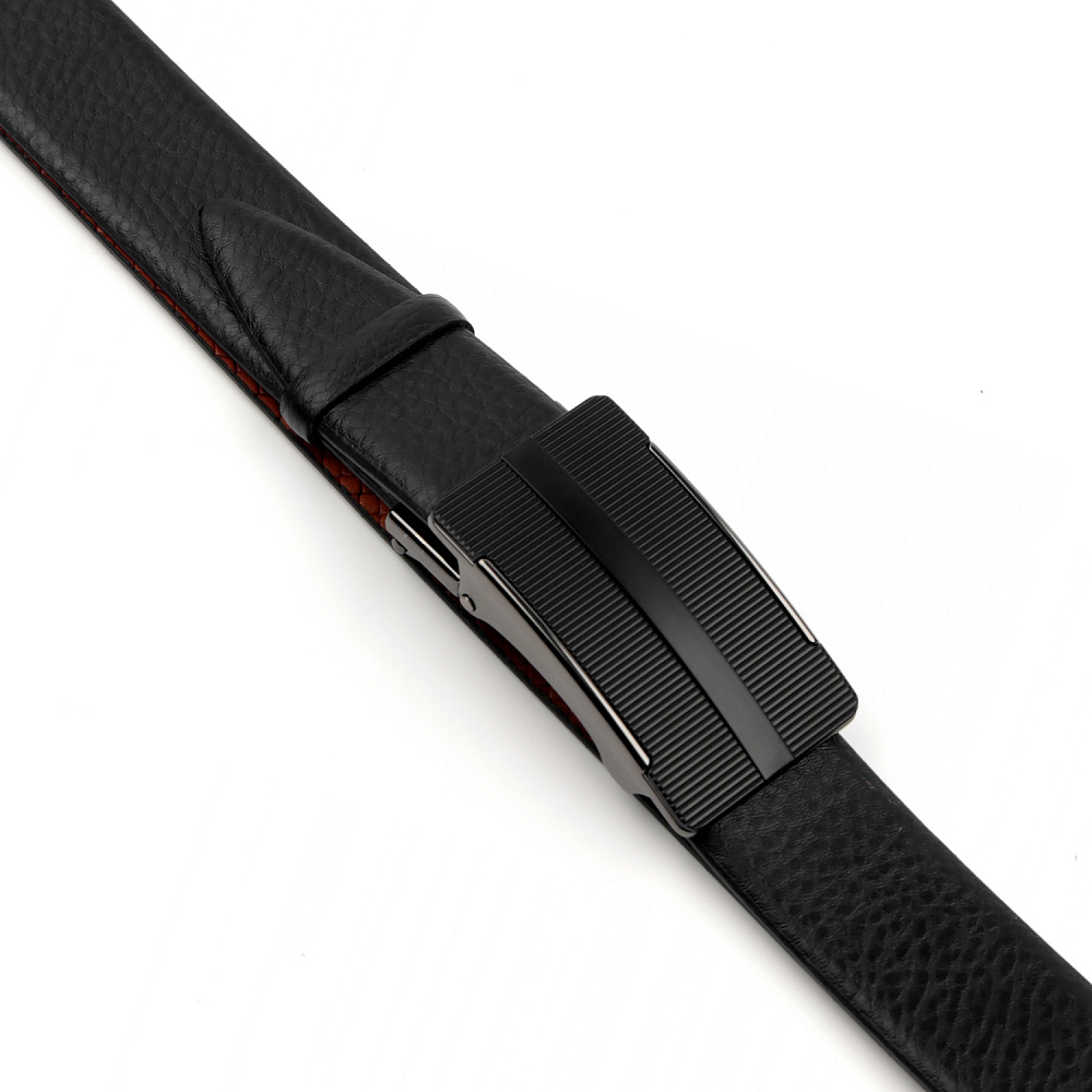 FR2518-2 FABRETTI Ремень муж. натуральная кожа (размер 125) (Черный/125 см/натуральная кожа коровы)