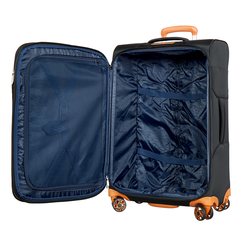 GM21016W25 black Чемодан-тележка Verage (черный/43*67*26+6/полиэстер/M/3,2 кг/69 литров/Verage)