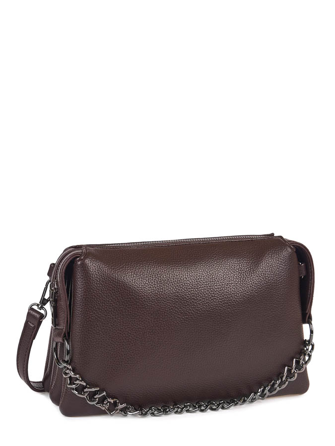 111-137 коричневый Сумка женская (Коричневый/26*17*7/Экокожа/Hogerland)