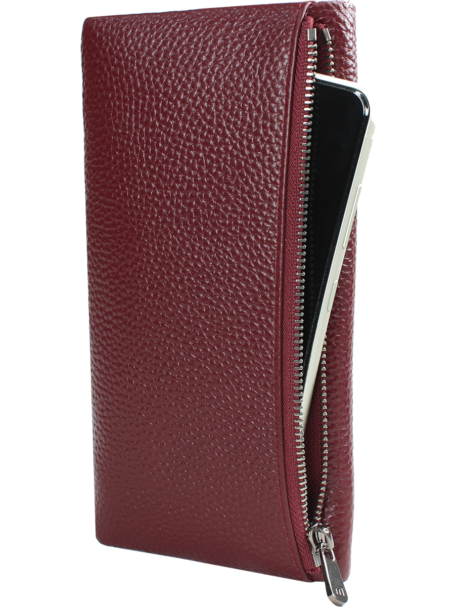 73039М-135 Maroon Кошелек (Malgrado) (бордовый/18,5*9,5*1,5/натуральная кожа/Malgrado)