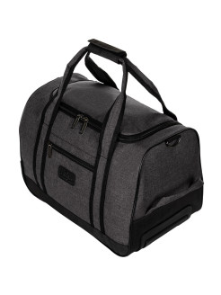 М-612 Сумка на колесах катионик серый (серый/40*28*26/катионик/NTL Continent)