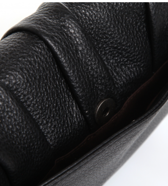 20208К Сумка женская натуральная кожа (черный) (Черный/натуральная кожа)