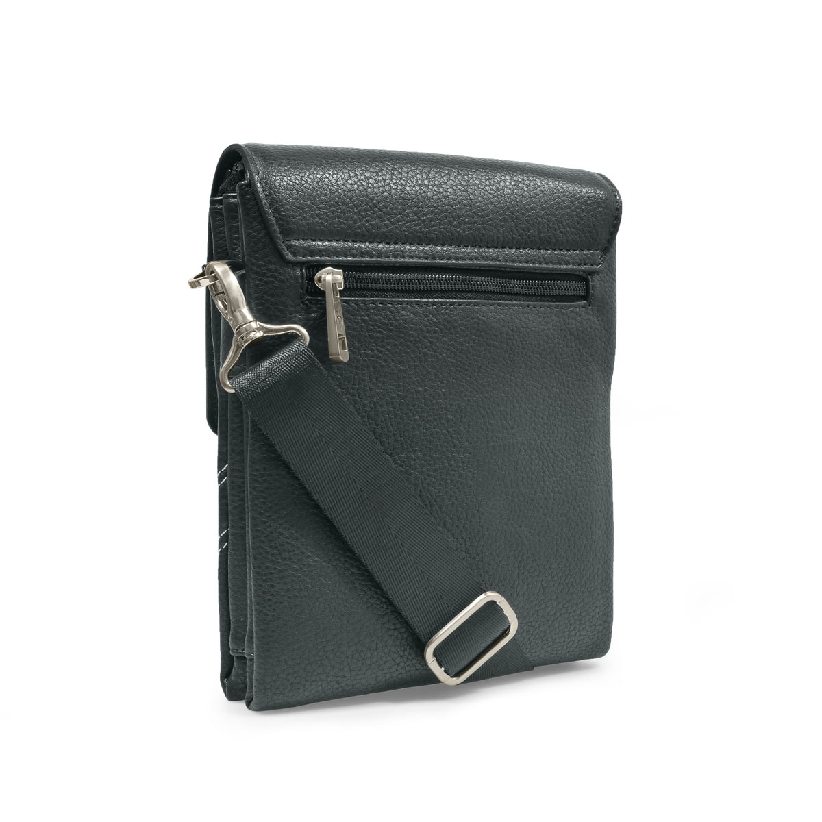 812-81284-1 Сумка мужская (Пеллекон) (Черный/18*24*4/Экокожа)