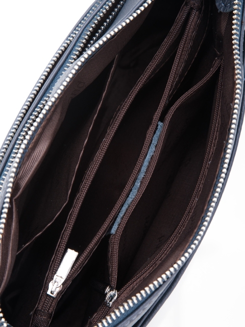 8371BL Сумка женская натуральная кожа синий (Синий/27*20*9/натуральная кожа/Redmond)