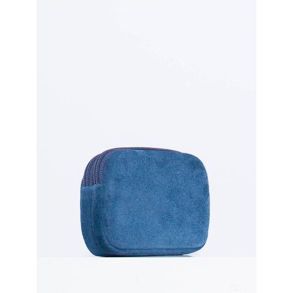 Ri-173PC Монетница Синий  замша (синий/натуральная замша/Richet)