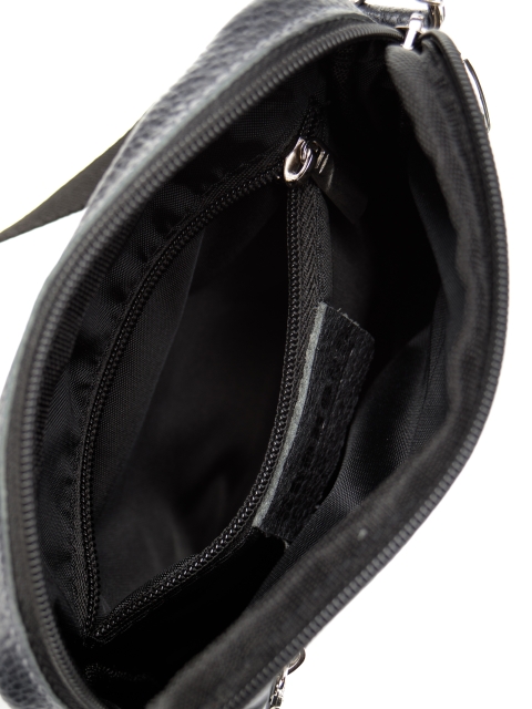 2763 Сумка мужская натуральная кожа (Черный/23*18*4/натуральная кожа)