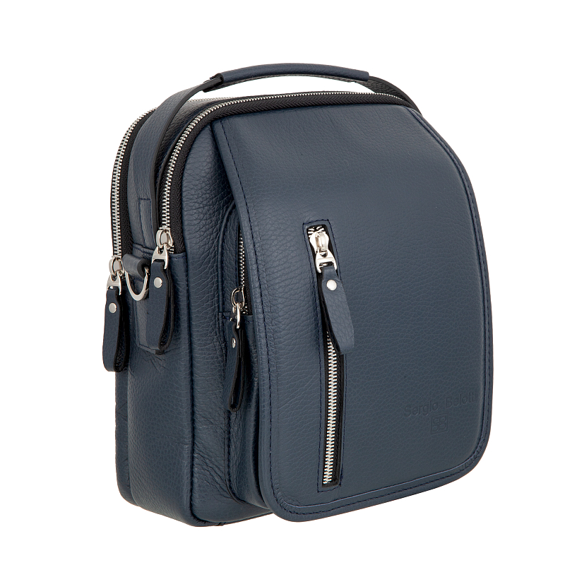 7047( Napoli blue) Планшет Sergio Belotti (синий/20*24*12/натуральная кожа/Sergio Belotti)