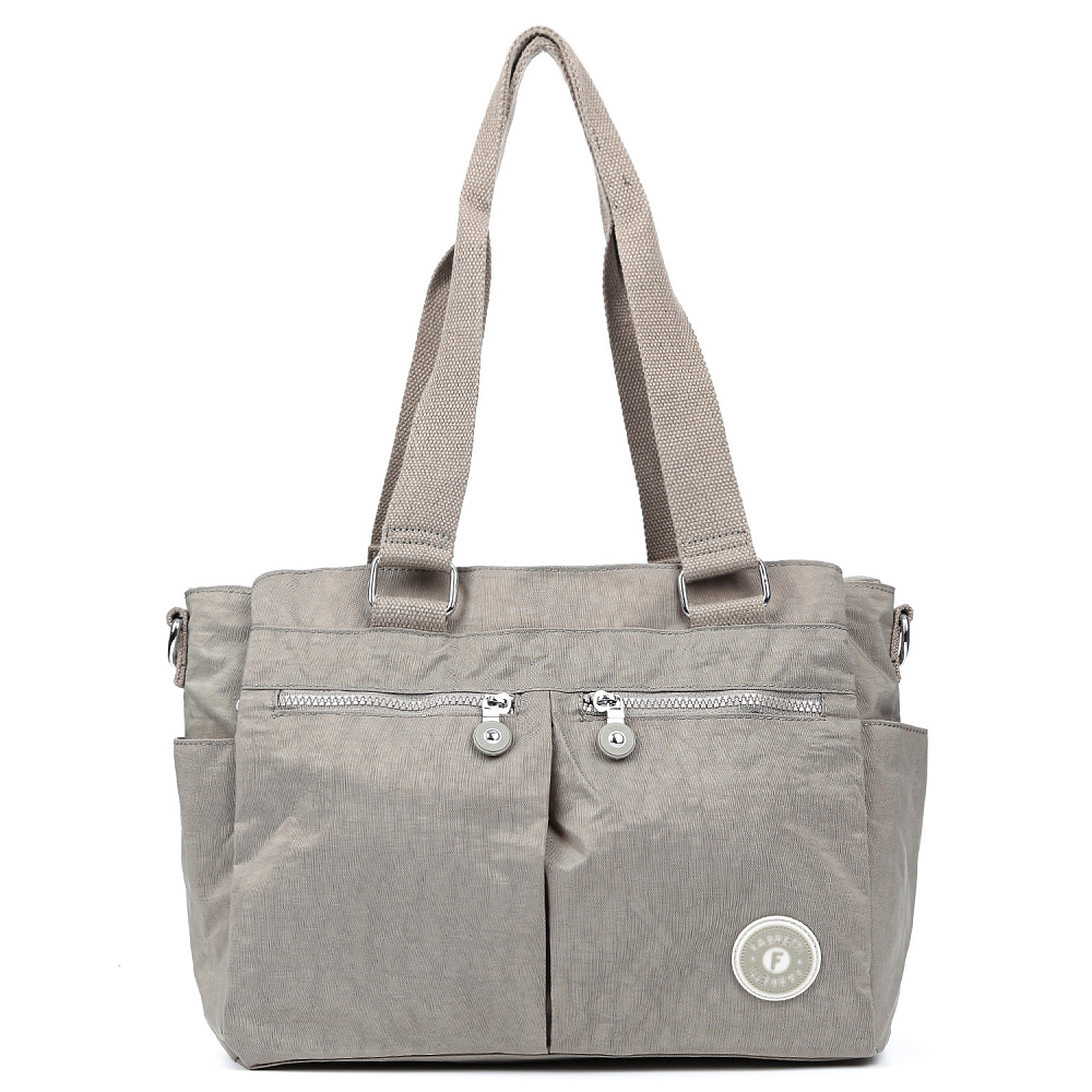 Y8705-126 FABRETTI  Сумка 100% полиэстер (Бежевый тёмный/39*27*15/полиэстер/FABRETTI)