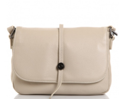 015К Сумка женская натуральная кожа milk (Бежевый/натуральная кожа/Redmond)