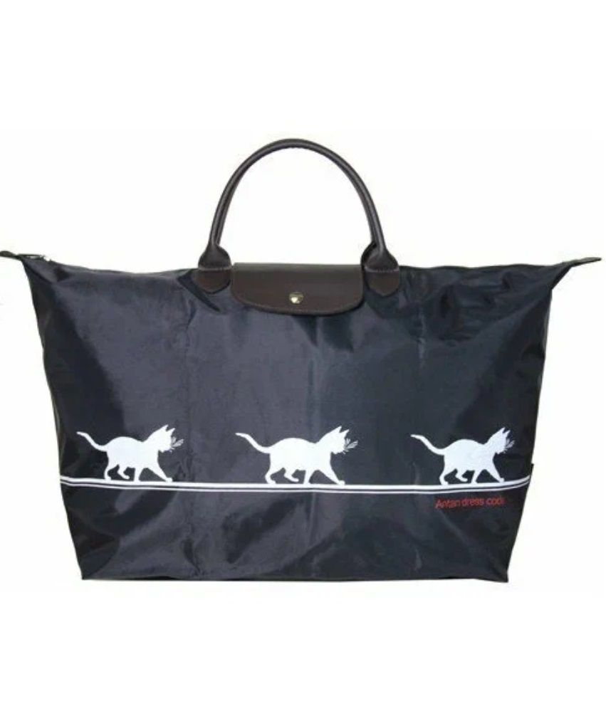 175 Сумка дорожная (Тихой сапой/черный) (Черный/44*30*22/текстиль/ANTAN)