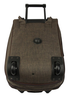 М-7318 Сумка на колёсах катионик коричневый (Коричневый/47*29*22/полиэстер/NTL Continent)