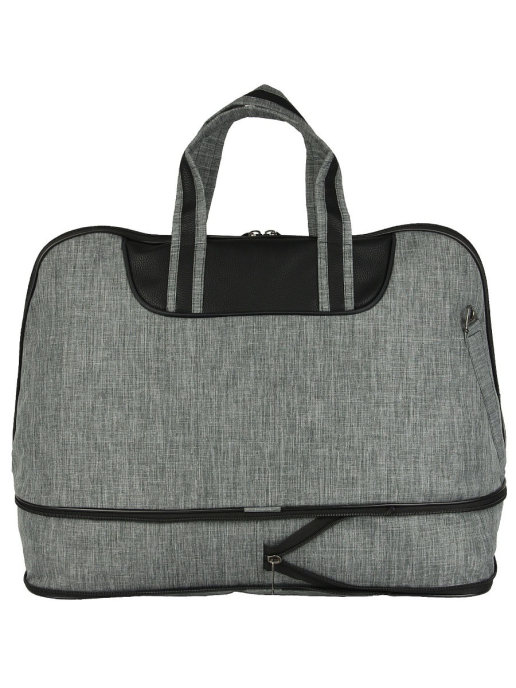 М-488 Сумка саквояж катионик серый (Серый/полиэстер/NTL Continent)