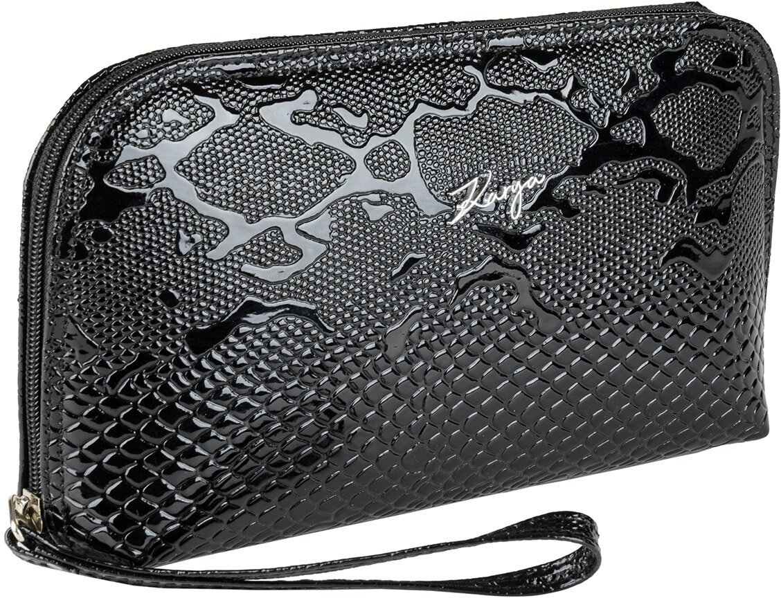 2029-013 Косметичка женская натуральная кожа KARYA (Черный/25*14*6/натуральная кожа)