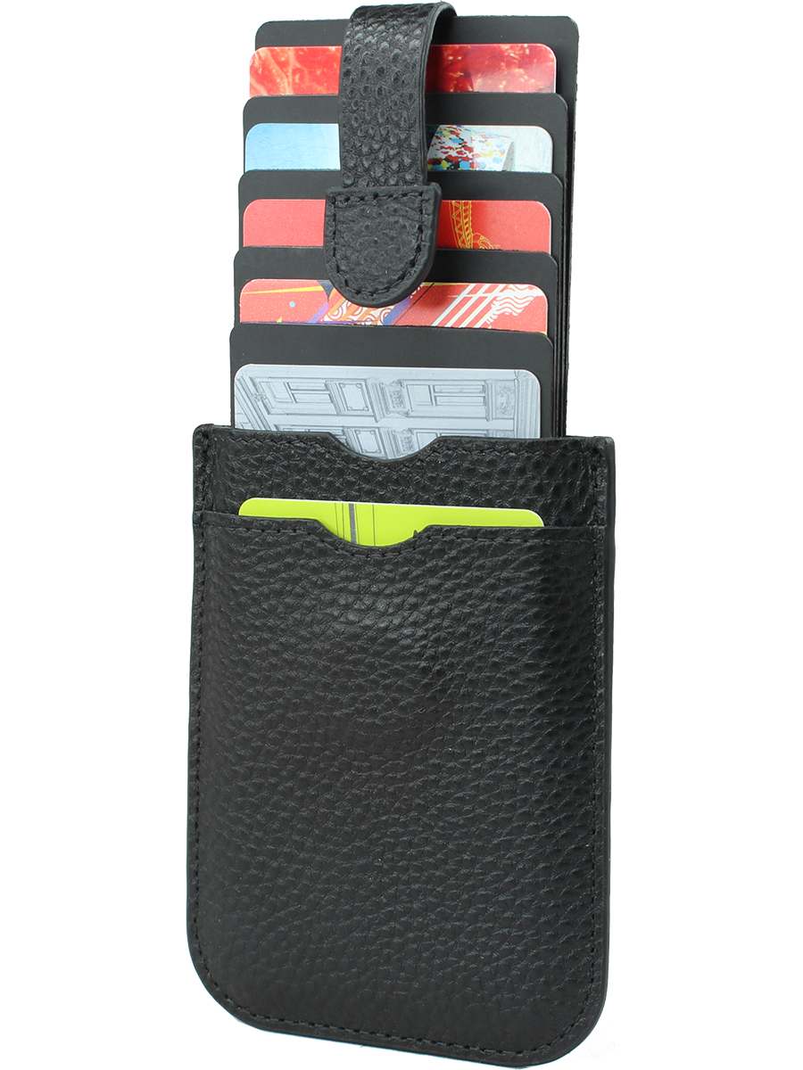 27001-5001D Black Визитница (Malgrado) (черный/10,5*8*1,5/натуральная кожа/Malgrado)