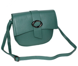 950К Сумка женская натуральная кожа (L green) (Зелёный/натуральная кожа)