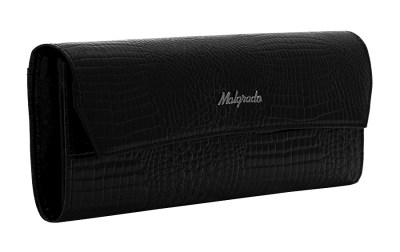 75504-46# Black Кошелек Большой Malgrado (черный/19,5*9*1,5/натуральная кожа/Malgrado)