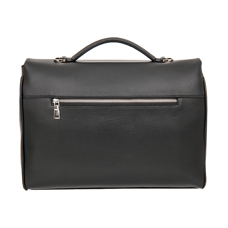 7063 (Napoli black) Портфель Sergio Belotti (черный/40*30*10,5/натуральная кожа/Sergio Belotti)