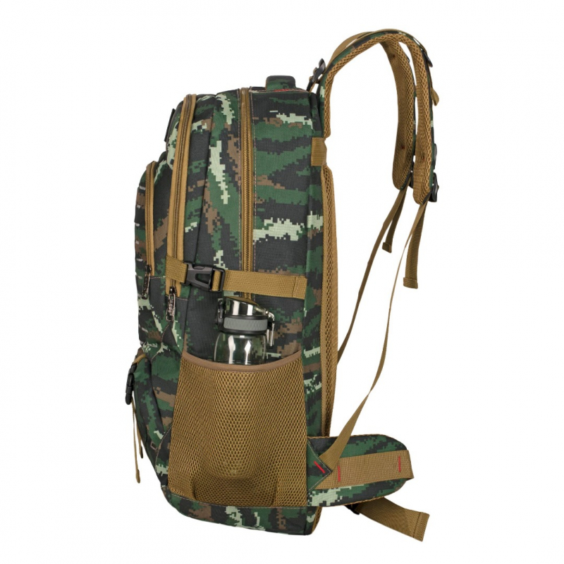 1863-5кф Рюкзак MERLIN  (Хаки/35*65*23/полиэстер/52 литра/MERLIN)