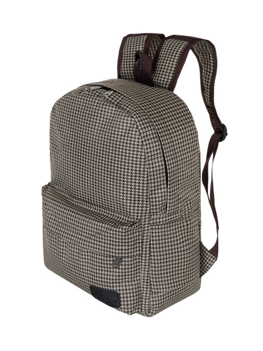 М-1 Рюкзак дизайн гусиная лапка (Бежевый/29*38*13/полиэстер)