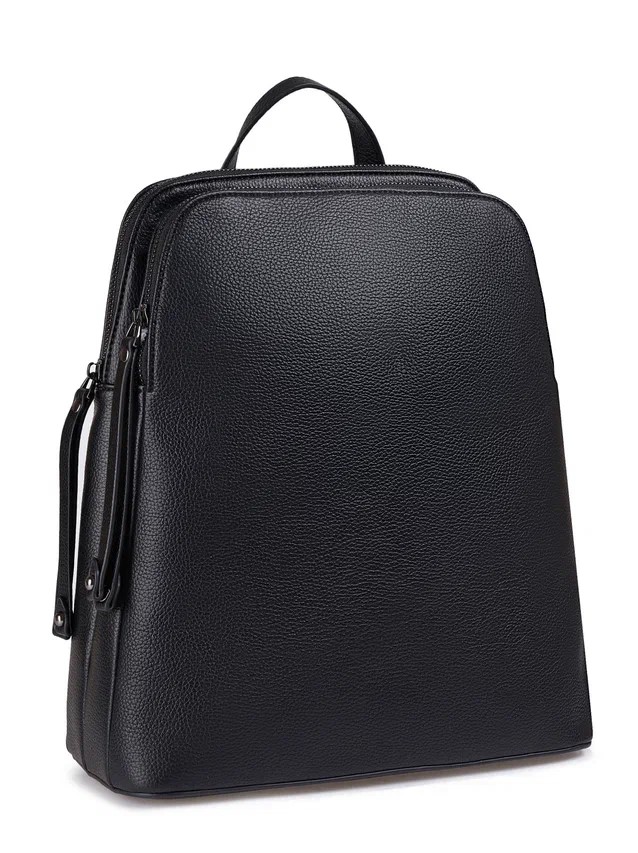 HL 11-300115 Рюкзак мужской натуральная кожа (черный/29*31*13/натуральная кожа/Hogerland)