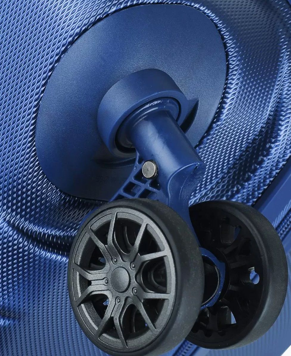 03L-011-424 Чемодан 4-х колесный (Синий/45*67*31/поликарбонат/M/2,9 кг)