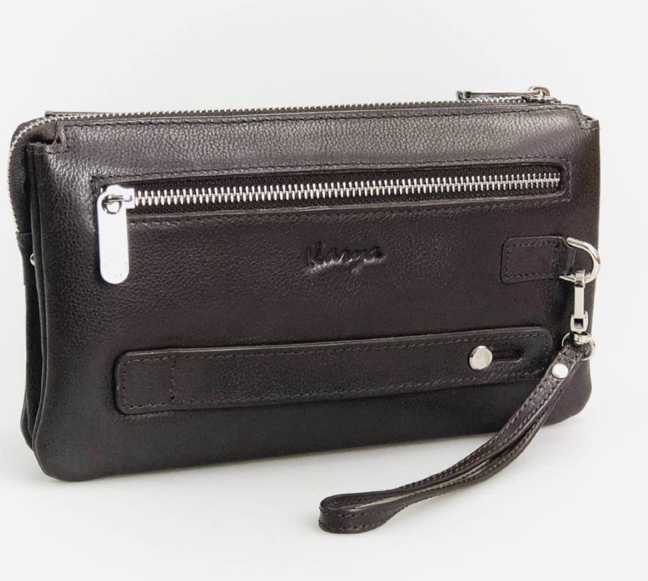 0746-39 Сумка мужская KARYA (Коричневый/24*14*5/натуральная кожа)