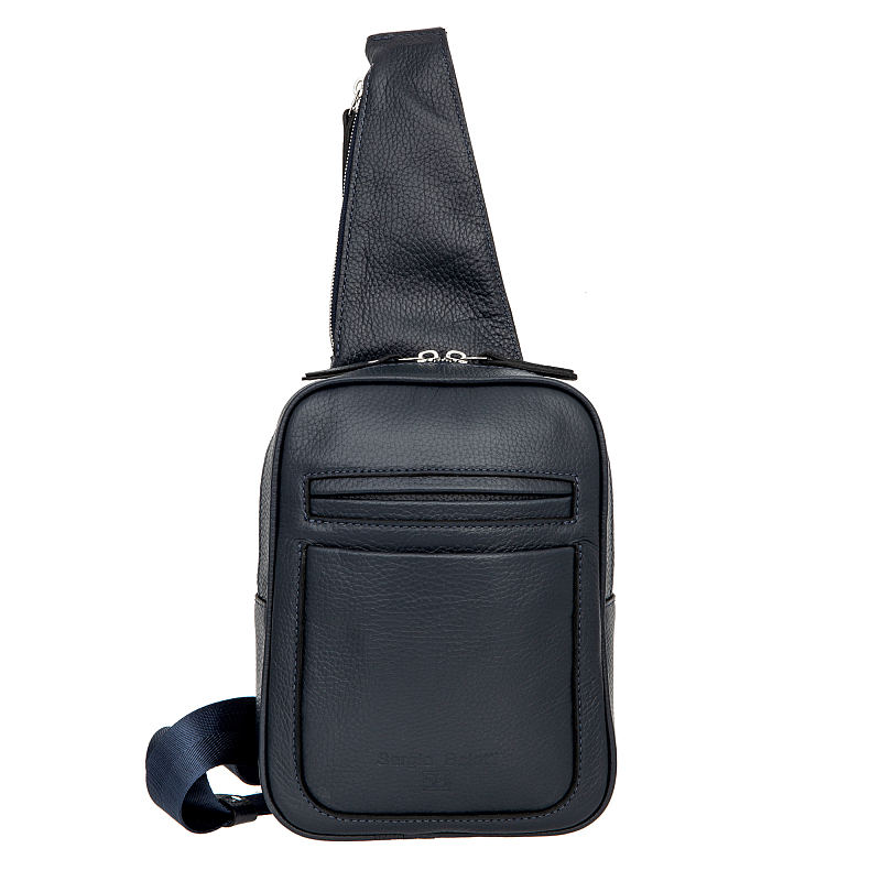 7072 (Napoli blue) Сумка СЛИНГ Sergio Belotti (Синий/18*25*6,5/натуральная кожа/Sergio Belotti)