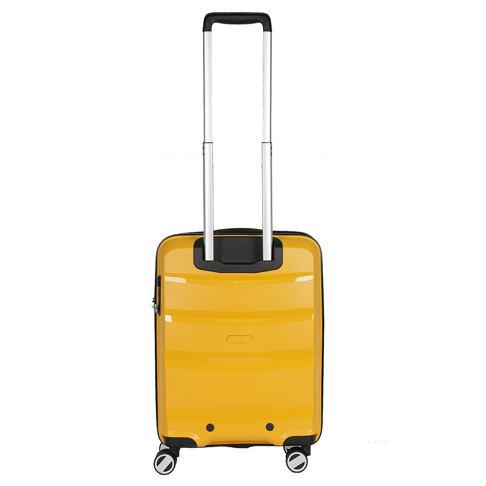 EN7520-20-7 FABRETTI Чемодан 4-х колесный 100% полипропилен (Жёлтый/38*55*18/полипропилен/S/2,8 кг/FABRETTI)