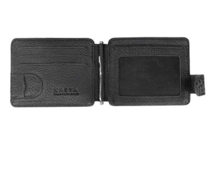 0044-53 Картхолдер натуральная кожа KARYA (Черный/11*9*1/натуральная кожа/KARYA)