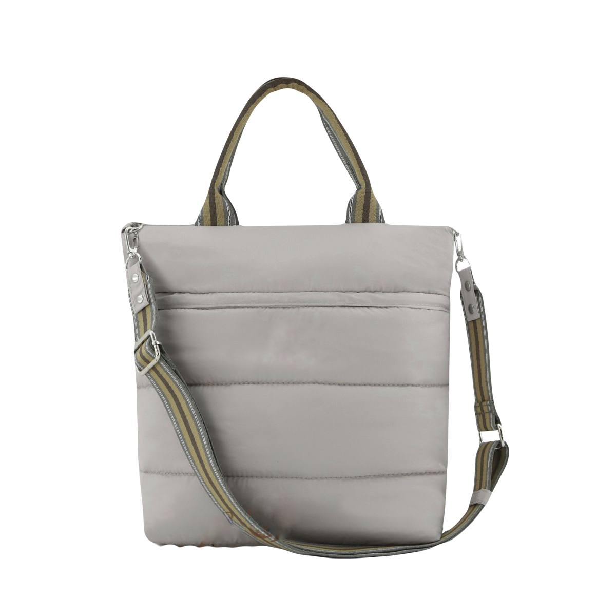 1049/1 Сумка женская (сер.бежевый) (Серо-бежевый/28*31*11/полиэстер/Redmond)