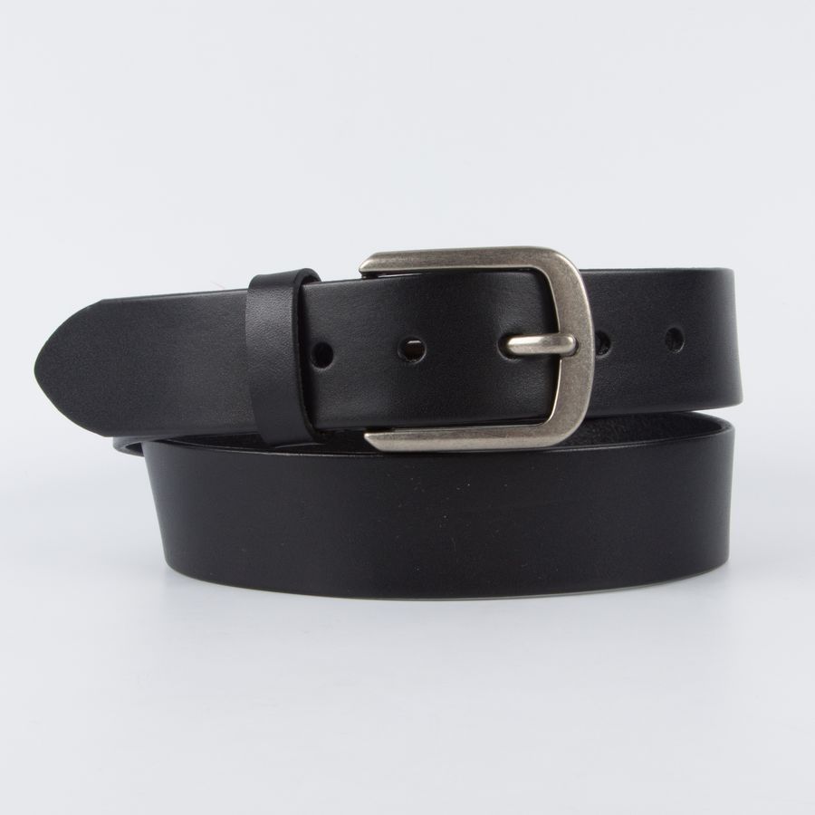 BRUSSEL06-J-01 Ремень мужской Jonas Hanway (черный) (Черный/3,8*110-130/натуральная кожа/Jonas Hanway)