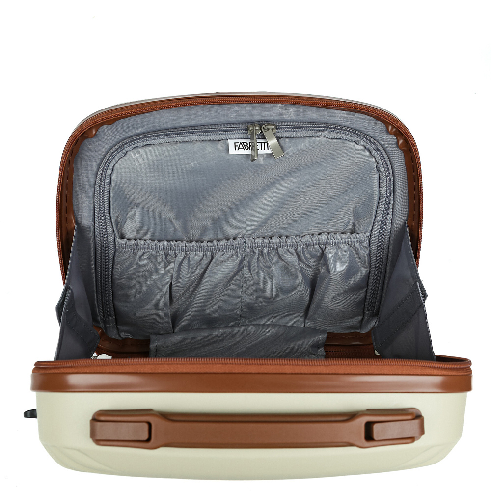 EN1010-13 FABRETTI Бьюти-кейс 100% полипропилен (Бежевый/33*28*18/полипропилен/S/FABRETTI)