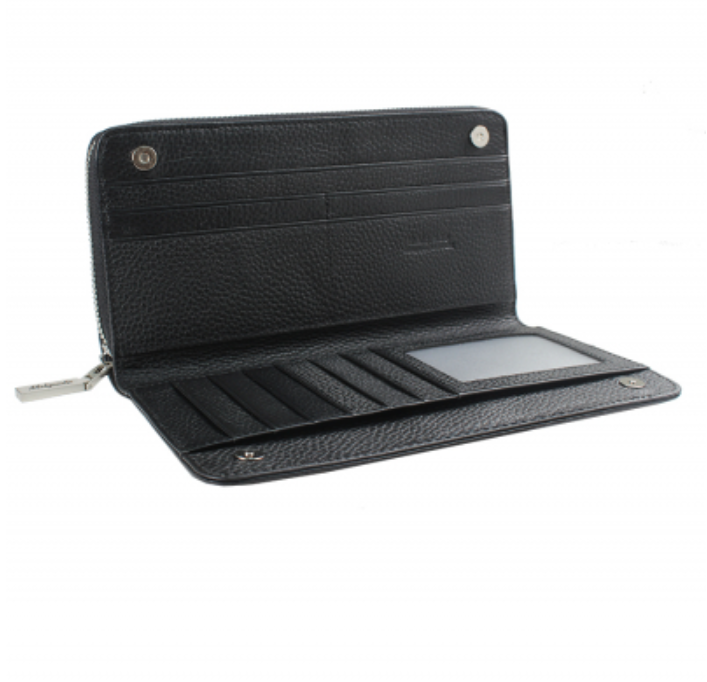 77013-20201 Black Клатч (Malgrado) (черный/натуральная кожа/Malgrado)