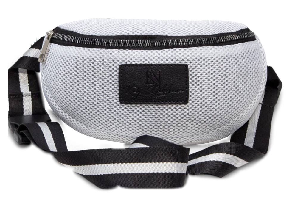 704-514 Сумка поясная размер S белый(Air Mesh) (Белый/25*13*10/текстиль/KATY NIKOLAEVA)