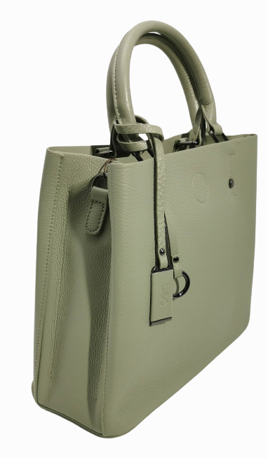 106К Сумка женская натуральная кожа (olive) (Олива/натуральная кожа)