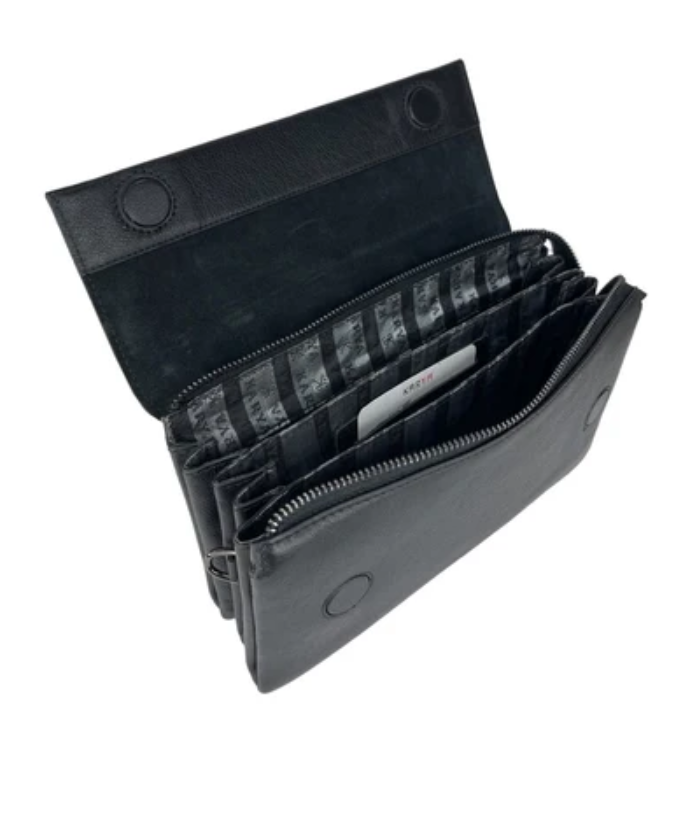 0696-45 Клатч мужской натуральная кожа KARYA (Черный/24*15*6/натуральная кожа/KARYA)