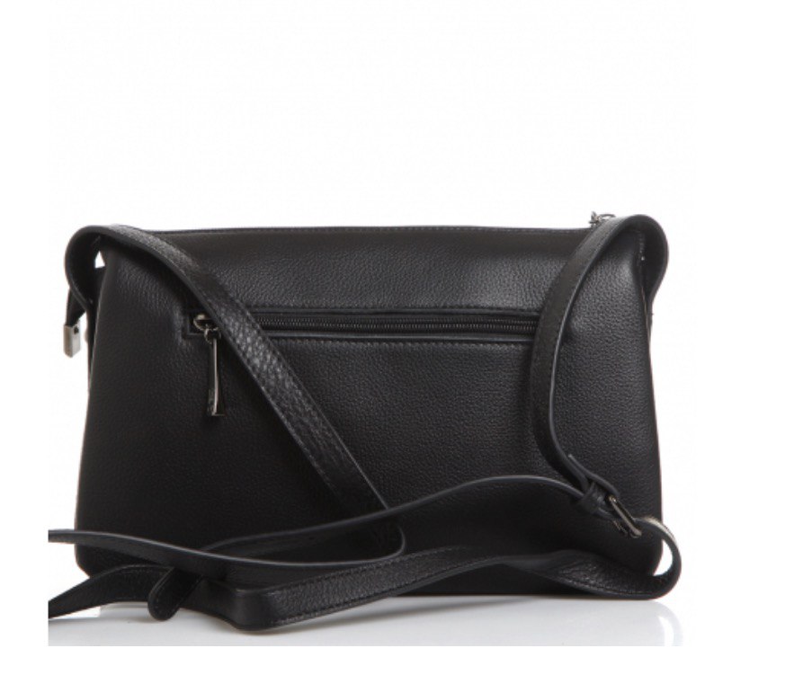 226К Сумка женская натуральная кожа (черный) (черный/28*20*7/натуральная кожа/Redmond)