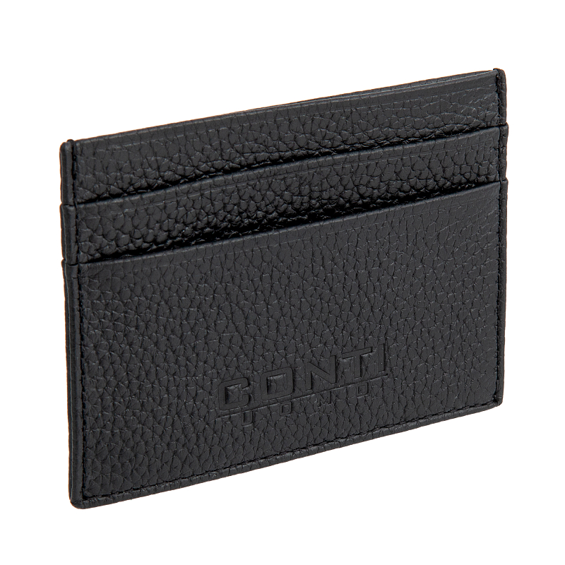 7348 black Картхолдер Conti UOMO (черный/10*7*0,3/натуральная кожа/Conti Uomo)