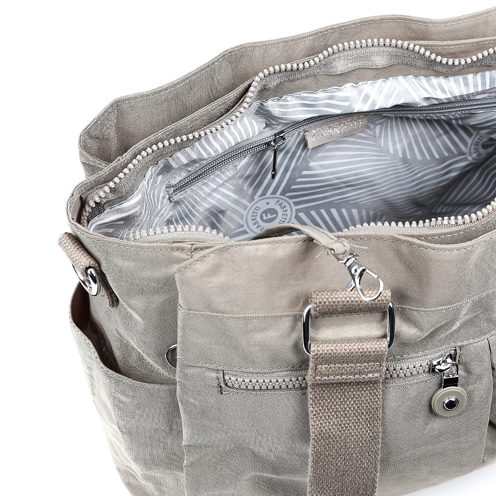 Y8705-126 FABRETTI  Сумка 100% полиэстер (Бежевый тёмный/39*27*15/полиэстер/FABRETTI)