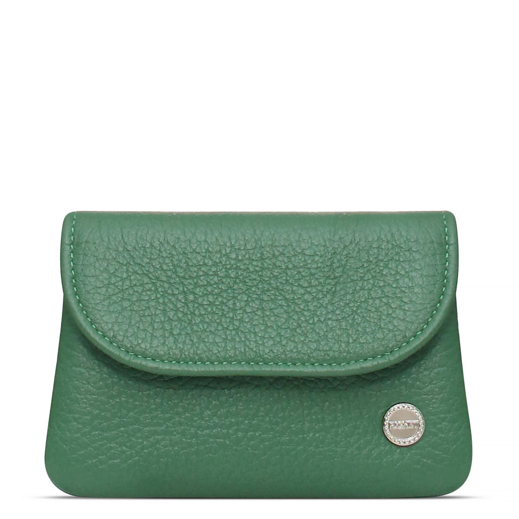 Ri-121KW Кошелек женский Зеленый (зелёный/11*10*0,5/натуральная кожа/Richet)