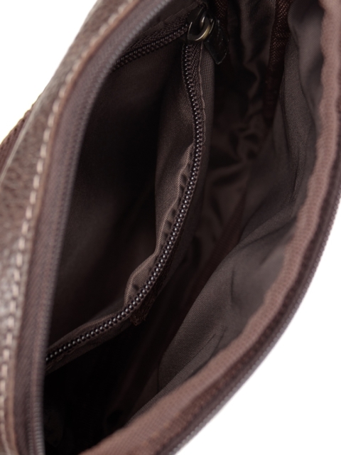 2763BR Сумка мужская натуральная кожа (Коричневый/23*18*4/натуральная кожа)