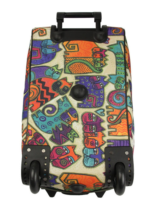 М-118 Сумка на колёсах кошки бежевый (Бежевый/50*32*30/полиэстер/NTL Continent)