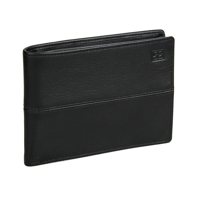 396-01 (denim black) Портмоне Sergio Belotti (Черный/13,5*10*2,5/натуральная кожа/Sergio Belotti)