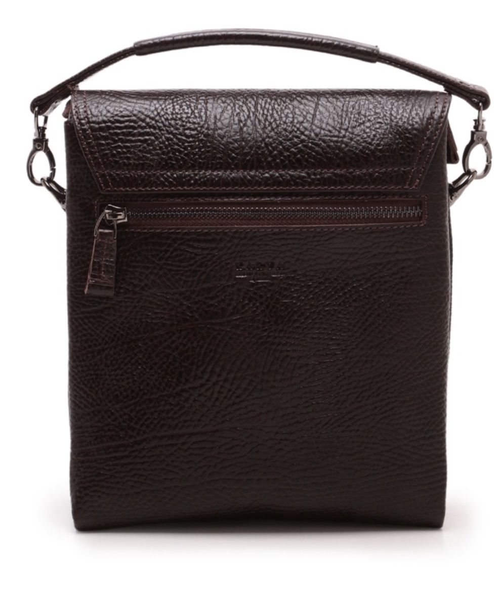 0542-04 Сумка мужская KARYA (Коричневый/22*26*8/натуральная кожа)