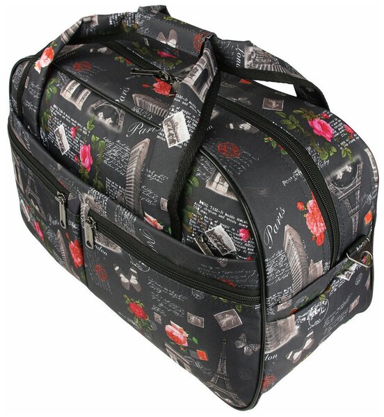 М-506 Саквояж дизайн париж (Фиолетовый/55*36*24/полиэстер/NTL Continent)