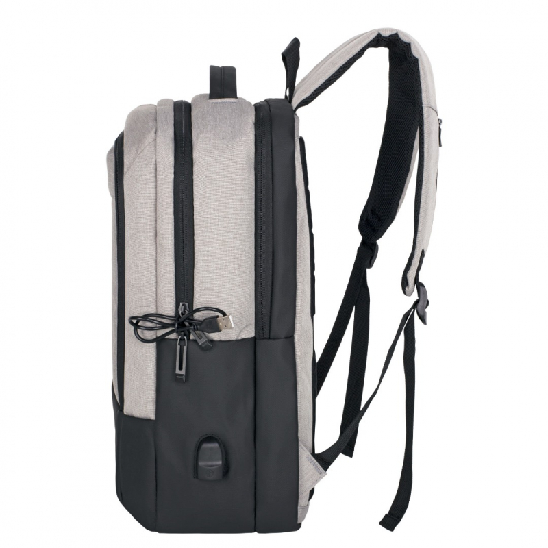 2002 серый Молодежный рюкзак MERLIN  (Серый/29*39*17/полиэстер/MERLIN)